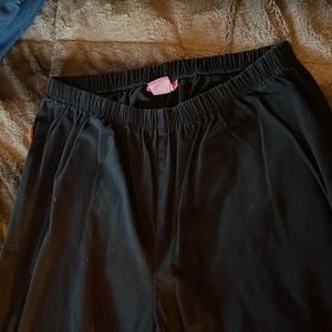 Light weight tall 22 cotton - spandex black pant